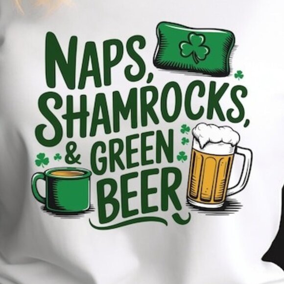 Shamrock Shirt, Irish Humor Shirt, Lucky Shirt - Picture 2 of 4